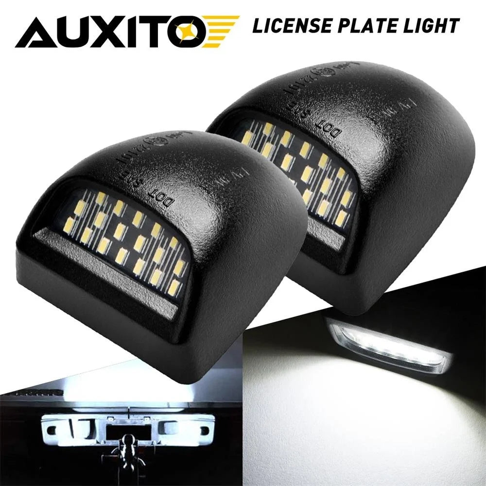 2X LED License Plate Lights for Chevy Tahoe Suburban GMC Yukon (2000–2006)