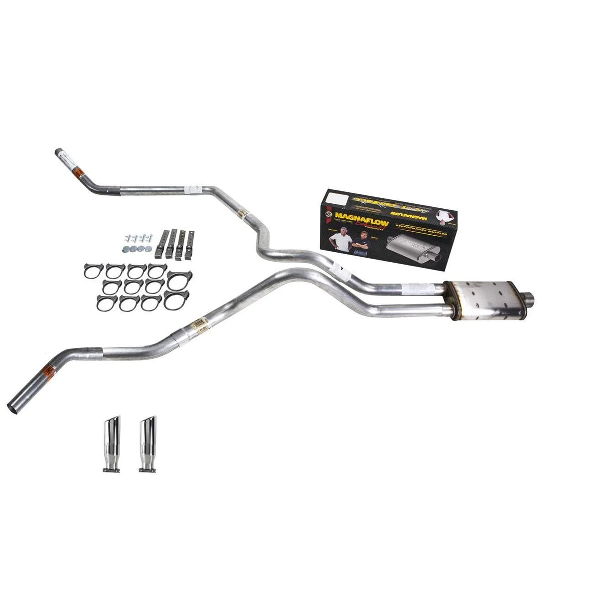 Dual Exhaust Pipe for Ram 1500 (2009–2013) with Corner Exit Tip