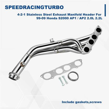 Exhaust Header Manifold 4-2-1 for Honda S2000 (2000-2009)