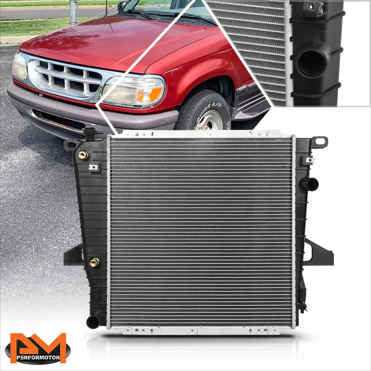 4.0L Aluminum Core Radiator for Ford Explorer (1995-2000) DPI-1728