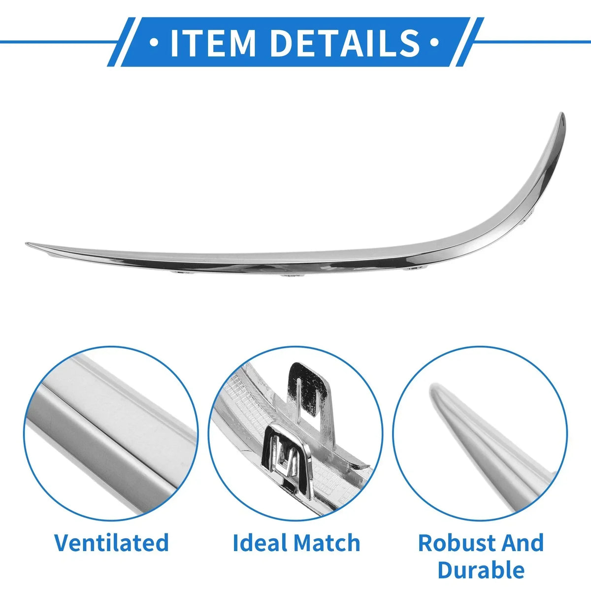 Front Right Bumper Grille Trim for W213/E Mercedes-Benz 2016-2020