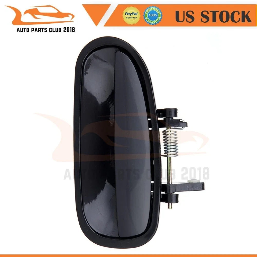 Door Handle for Honda Civic (1996–2000) Black Exterior Rear Left