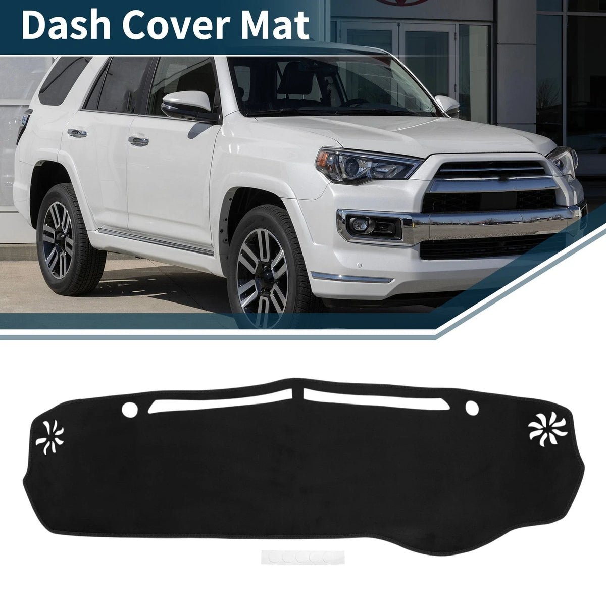 Dashboard Dash Cover Mat for Mazda Flair Crossover (1 Set) Black
