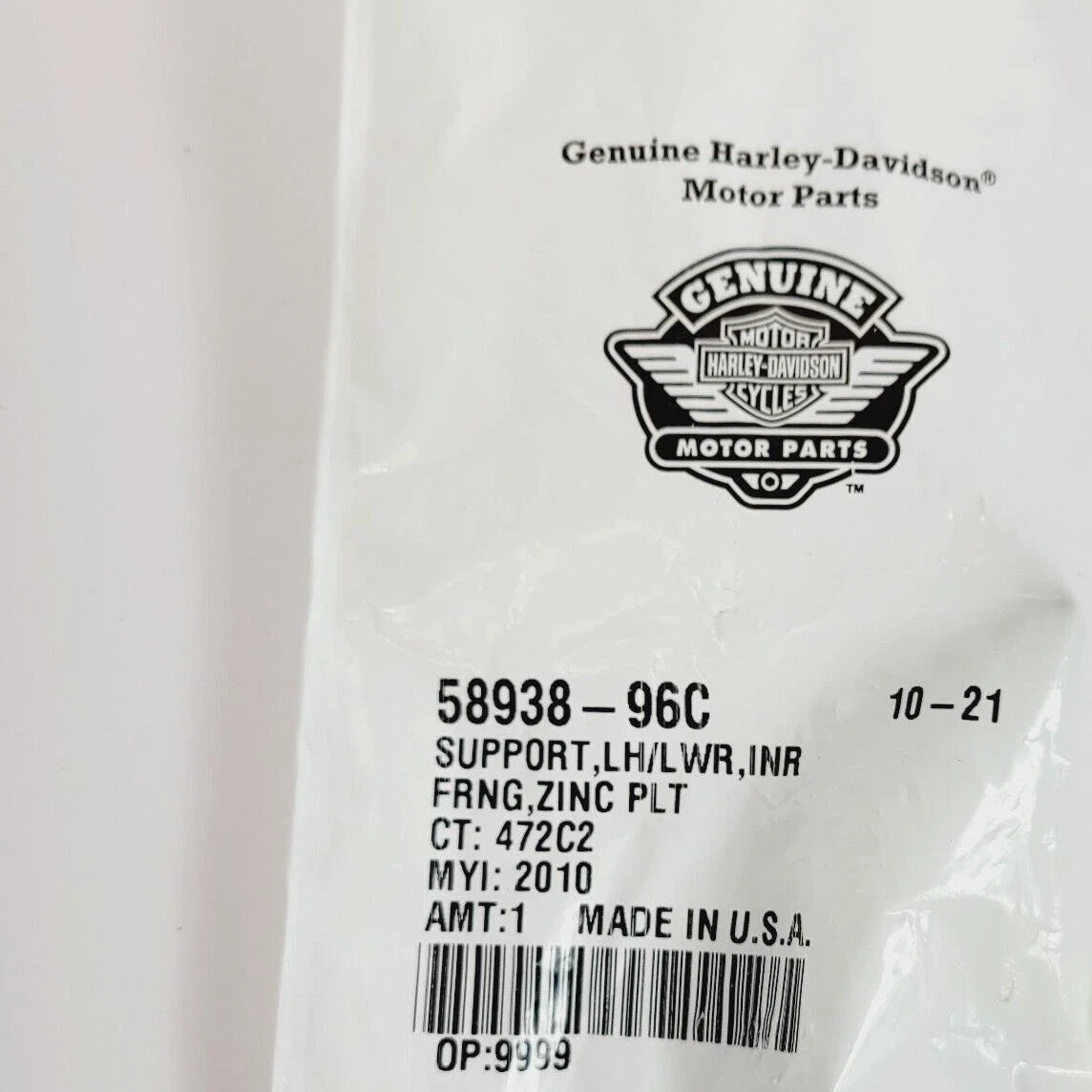 Left Support Bracket for Harley-Davidson Batwing Fairing (1996-2013)