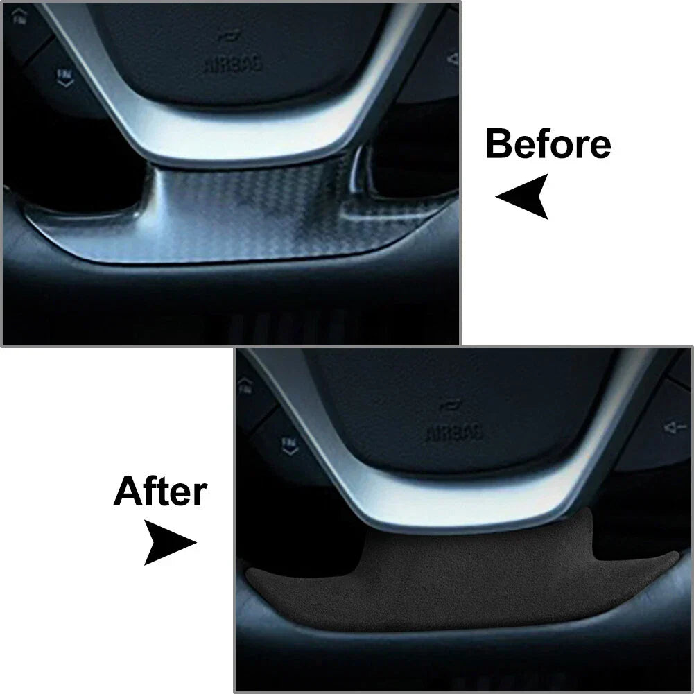 Suede Lower Trim for Steering Wheel - Chevrolet Corvette C7 2014-2019