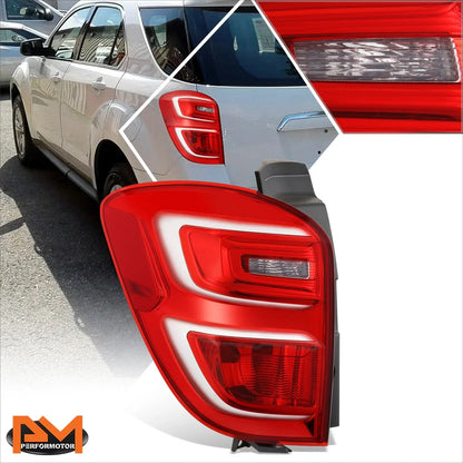 Left Side Tail Light with Red/Clear Lens for 2016-2017 Chevy Equinox