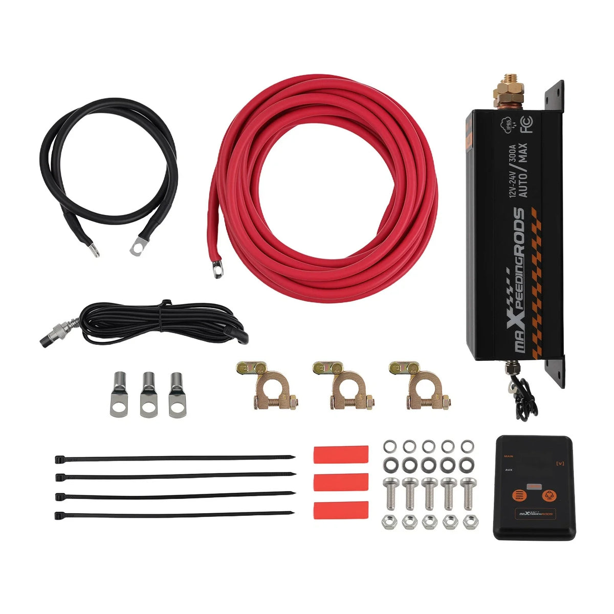 12/24V Dual Battery Controller 300A for All Car Truck SUV Models