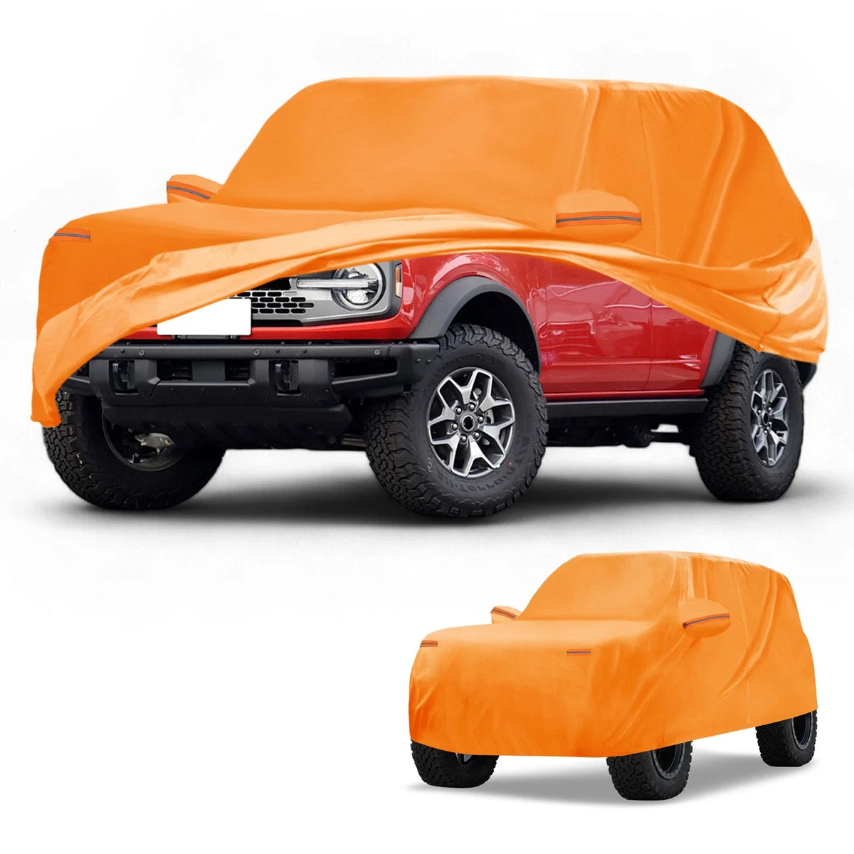Car Cover Waterproof All Weather for Ford Bronco 4DR (2021–2023) 210D-PU