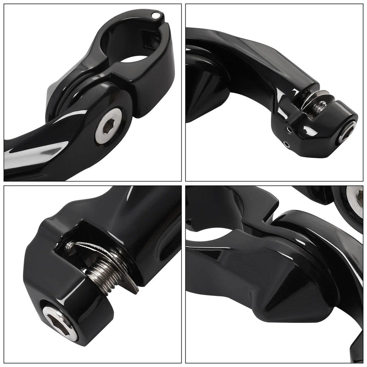 Short Angled Footpegs 1-1/4" for Harley Street Glide (2014–2023)