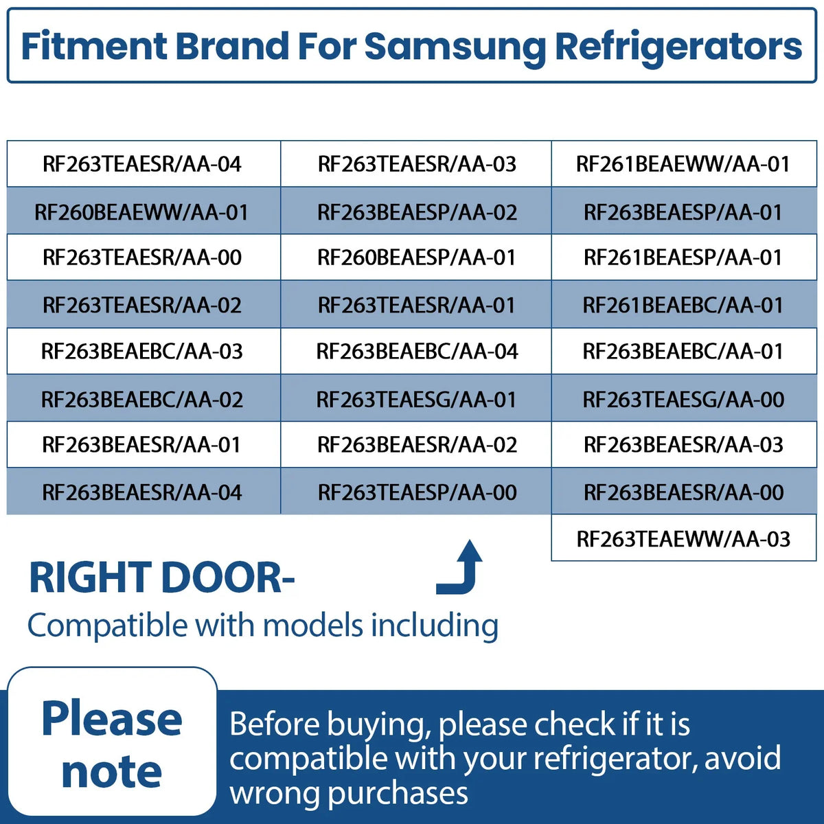 Door Shelf Bin Right for Samsung Refrigerator Model DA97-12650A