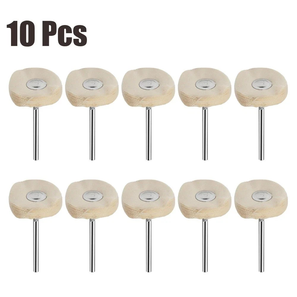 10PCS Cloth Polishing Wheel for Rotary Tool Accessories