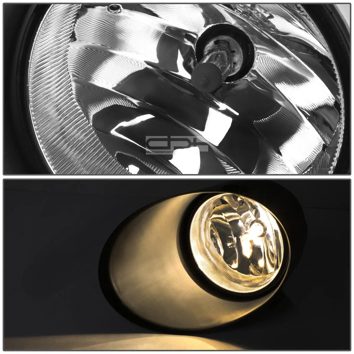 Clear Lens Fog Light Lamp Set for Toyota Tundra (2007–2013)