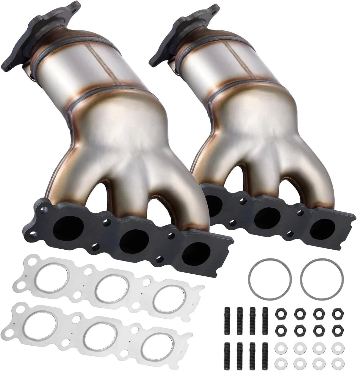 2x Catalytic Converter for Volvo S80 2007–2010, XC60 2010–2010 (3.2L)