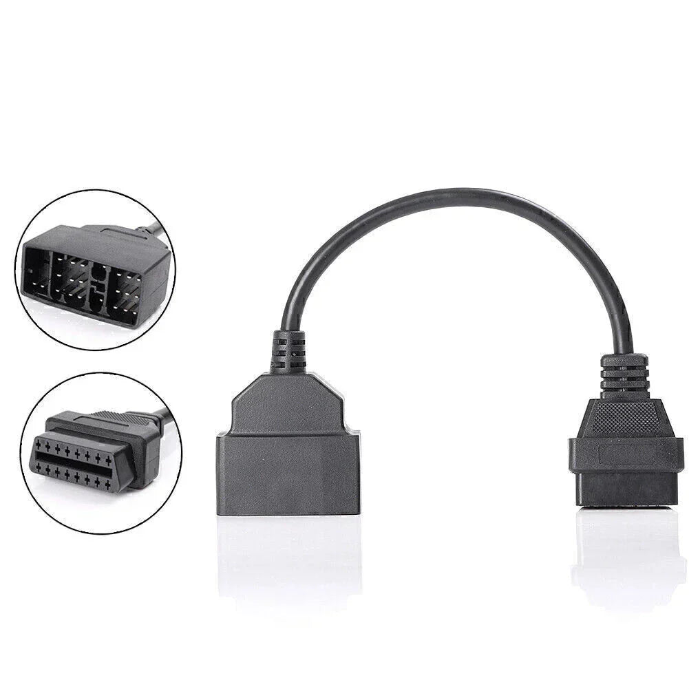 OBD1 to 16-Pin OBD2 Adapter Cable for Toyota Vehicles