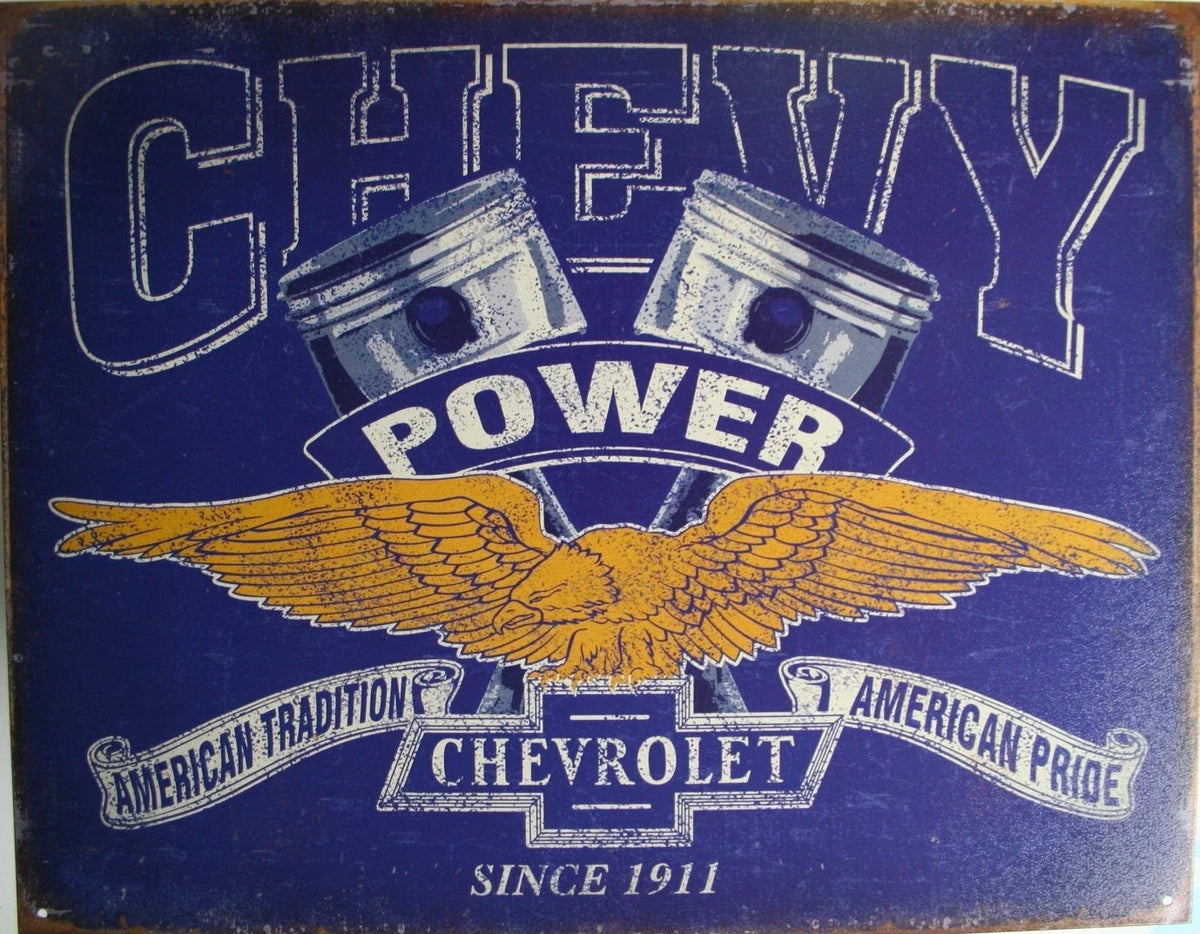 Chevrolet Bowtie SS Parking Sign for Chevy (Vintage Replica)