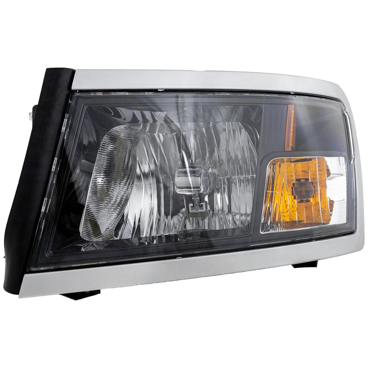 Halogen Headlight for Dodge Dakota (2008–2010) Left Black Interior w/ Bulb