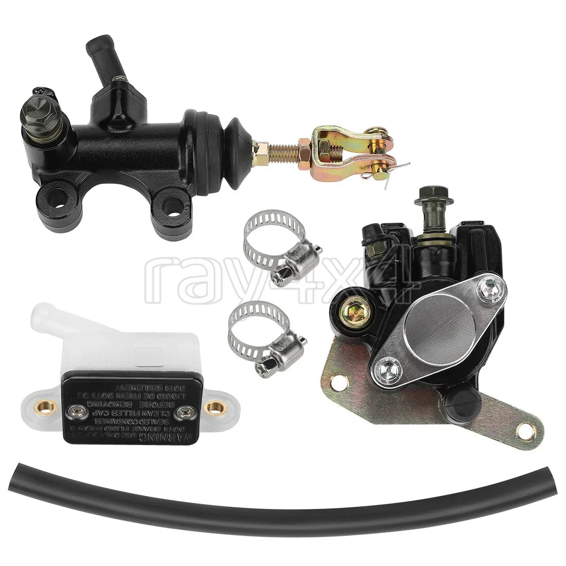 Rear Brake Master Cylinder Assy & Caliper for Honda ATC200X (1983–1985)