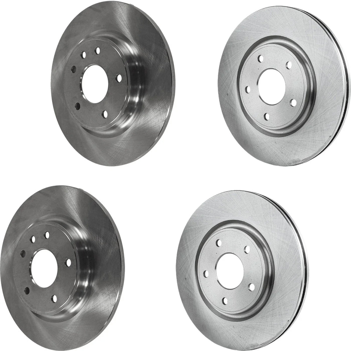 Front and Rear Brake Disc Rotors for 2017-2022 Chrysler Pacifica
