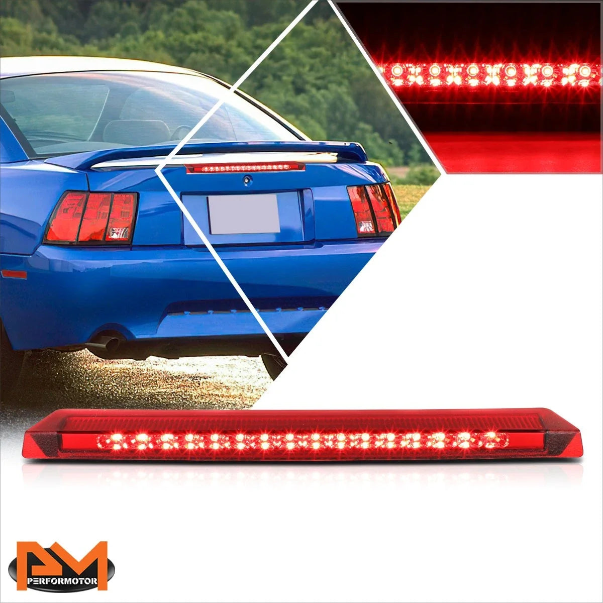 LED Third Brake Light Assembly for Ford Mustang (1999–2004)