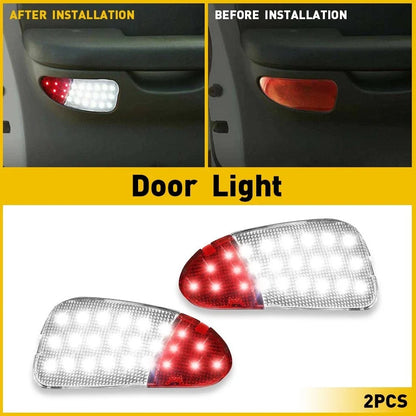 Interior Door LED Courtesy Light Pair for Ford F150 F250 1997–2003