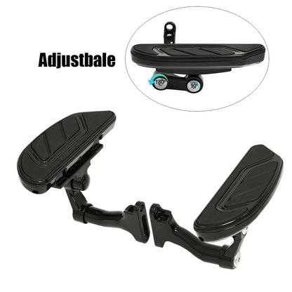 Rear Passenger Footboard Kit for Harley Road King Glide FLTR (1993–2025)