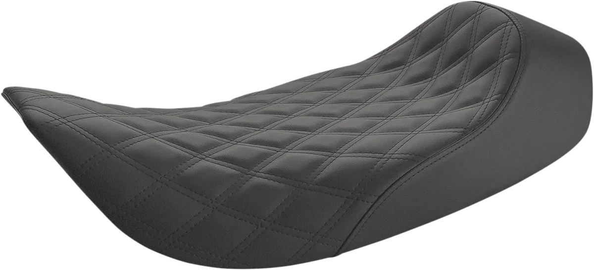 Saddlemen Renegade Solo Seat for FLH (1997–2007) - Lattice Stitched - Black