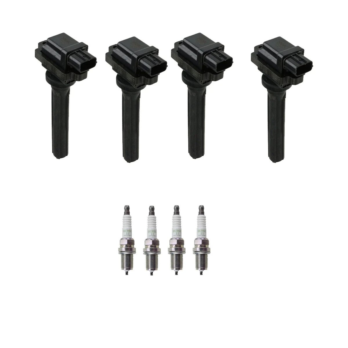 Set of 4 NGK Ignition Coils & Nickel Spark Plugs for Suzuki Esteem Tracker Vitara (L4)