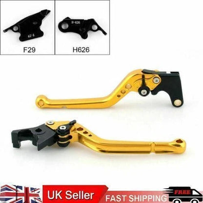 Long Brake Clutch Levers for Honda CBR929RR (2000–2001) Gold T9