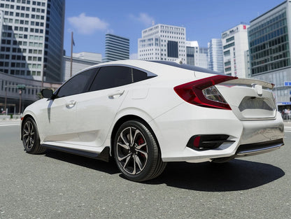 Side Skirt Extensions LX EX SI Type-R Style for 2016-2021 Honda Civic