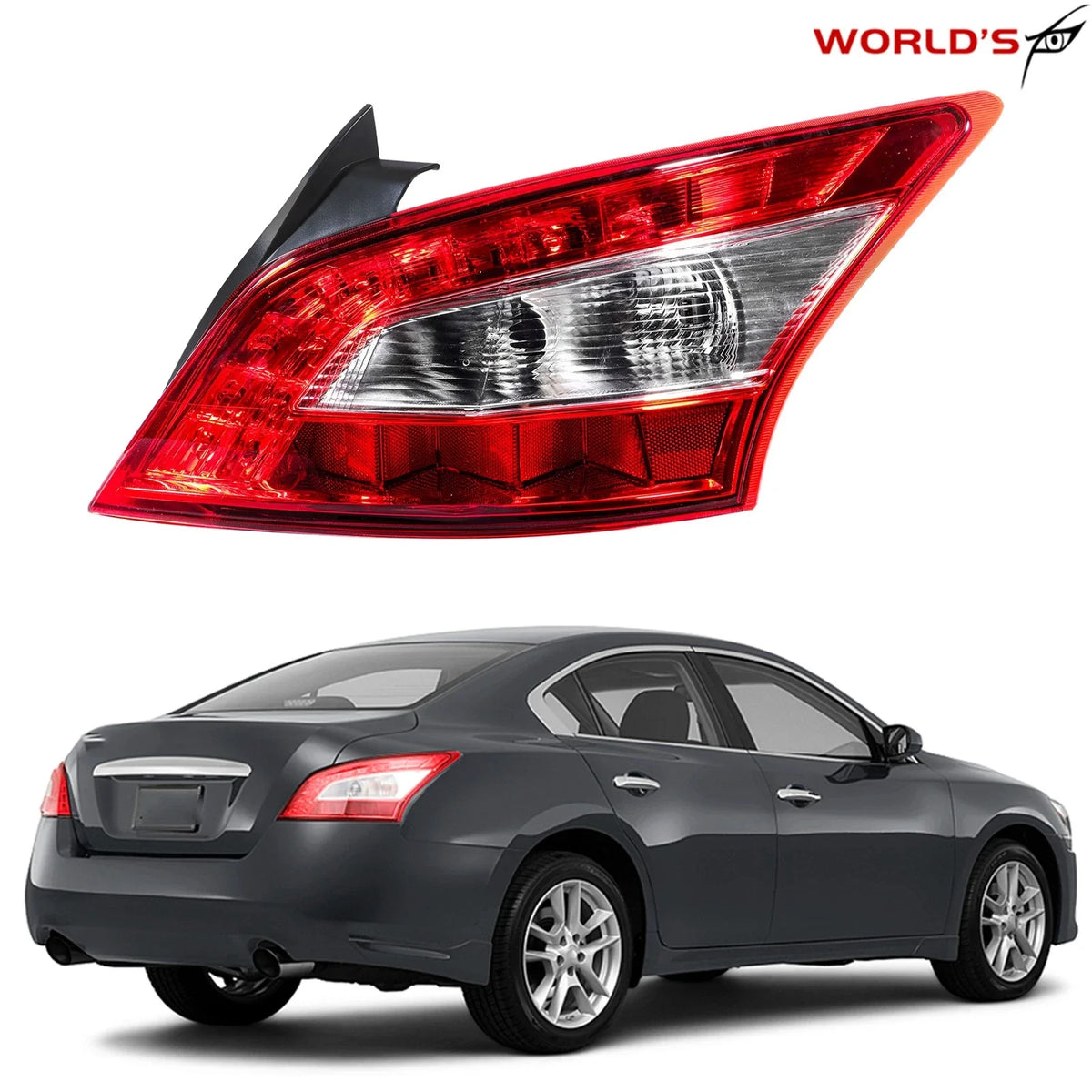 Tail Lights for Nissan Maxima (2009–2011) Halogen Right Side