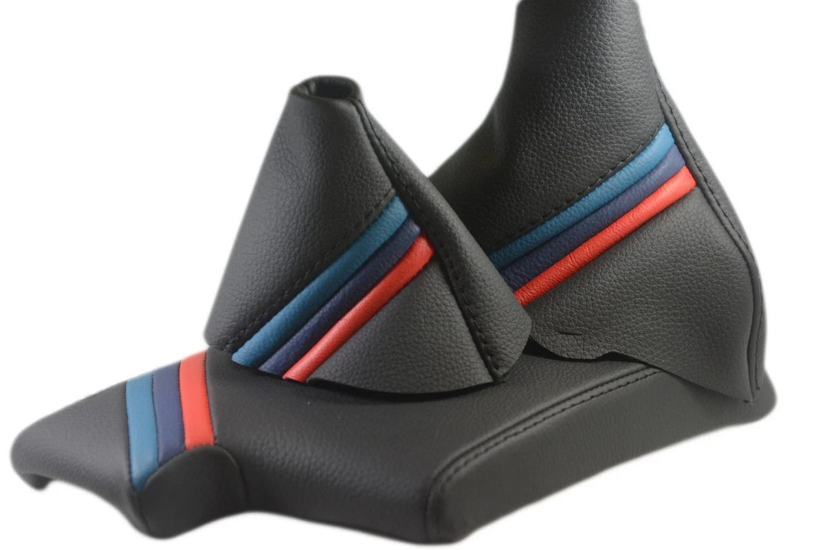 Automatic & E Brake Boot Set for BMW E90 (2005–2013) M Style Stripes
