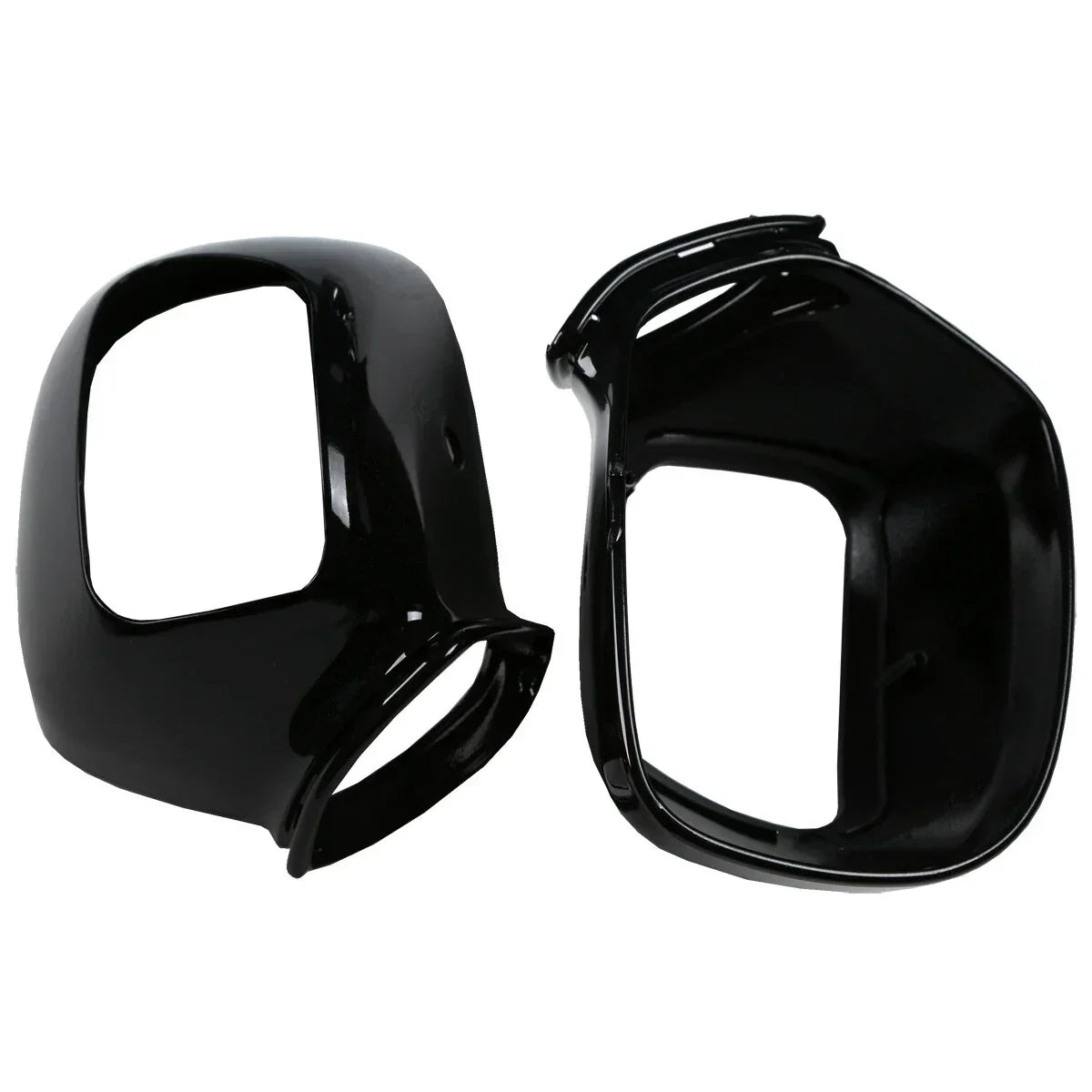 Black Rear View Mirror Cover Set for Honda Goldwing GL1800 2001-2017