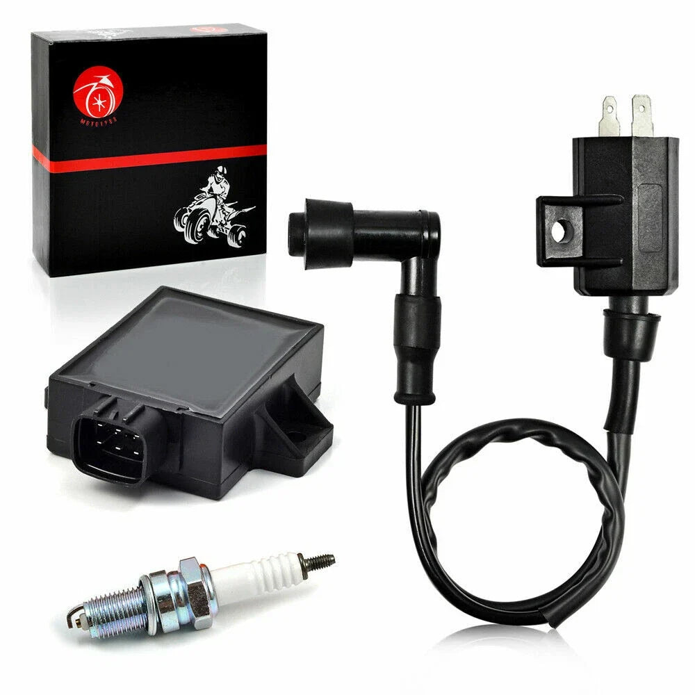 Ignition Coil Spark Plug CDI for Kawasaki Bayou 220 (2000–2002)