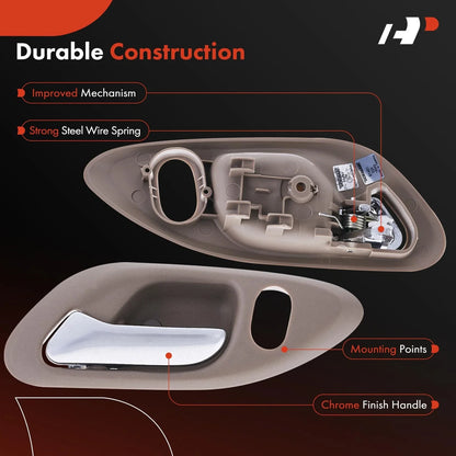 Chrome Interior Door Handle for Coupe Honda Accord 1998-2002