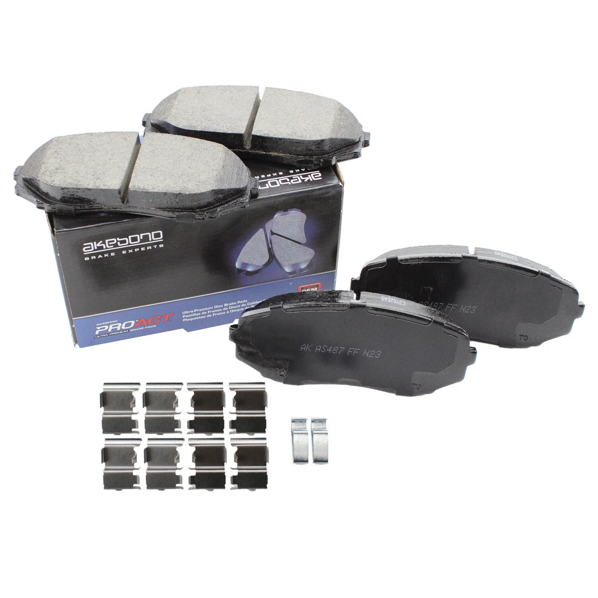 Akebono Front Brake Pads for Lincoln MKX Ford Edge Mazda CX-7 CX-9 2007-2020