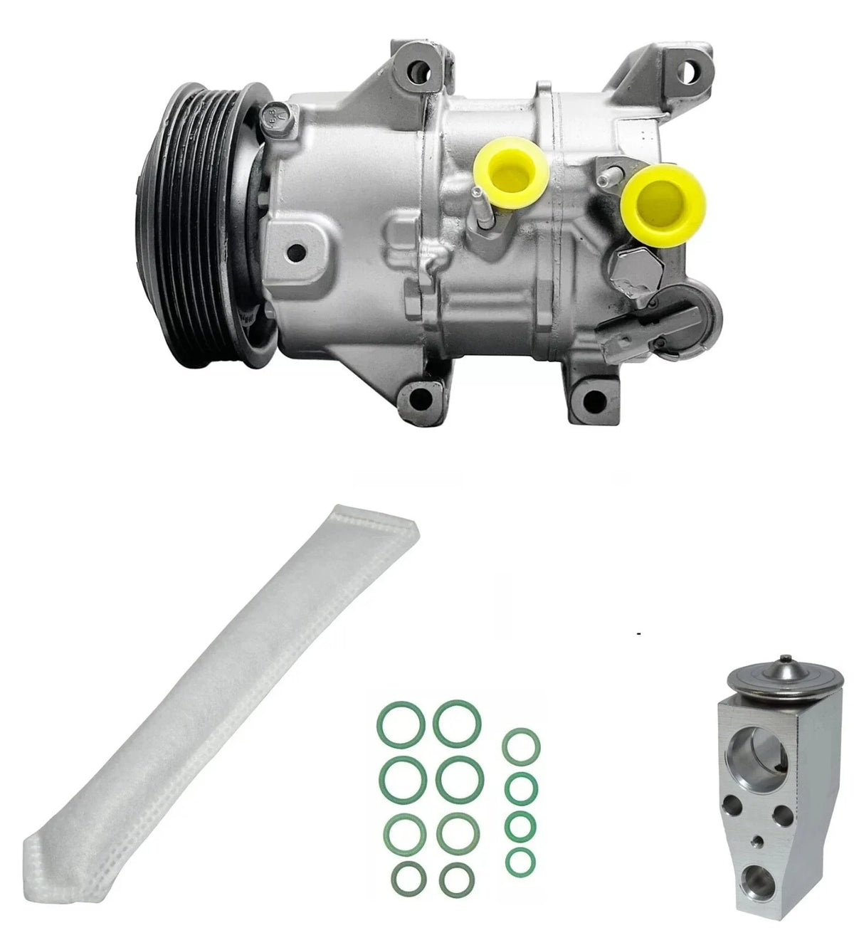 AC Compressor Kit Replacement for Hyundai Sonata Eco 1.6 Turbo (2017–2017)