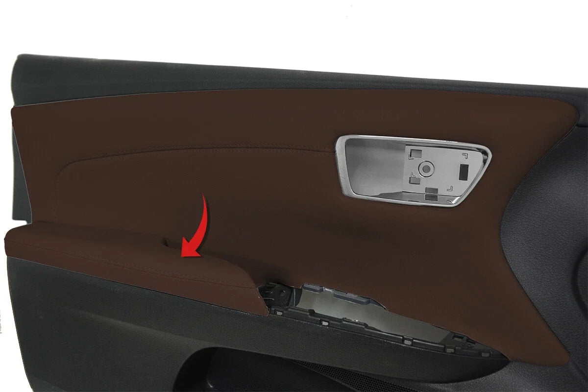 Leather Armrest Door Panel Cover for Toyota Avalon (2013–2018) Brown