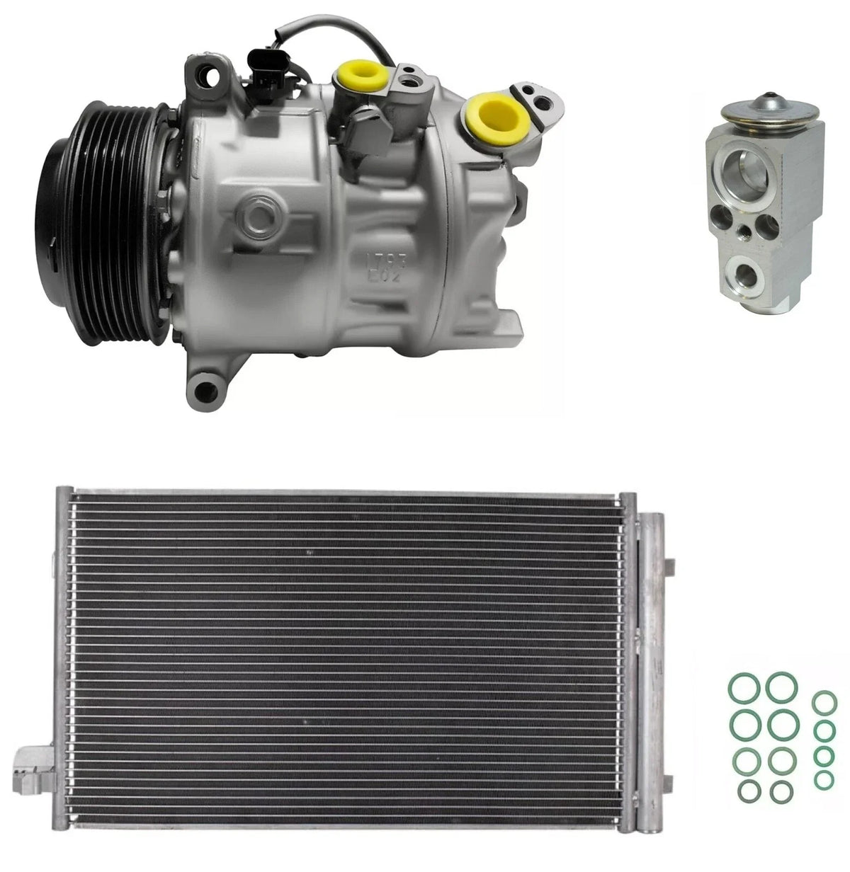 A C Compressor Kit with Condenser Replacement for BMW 750i 4.4L (2019–2019)