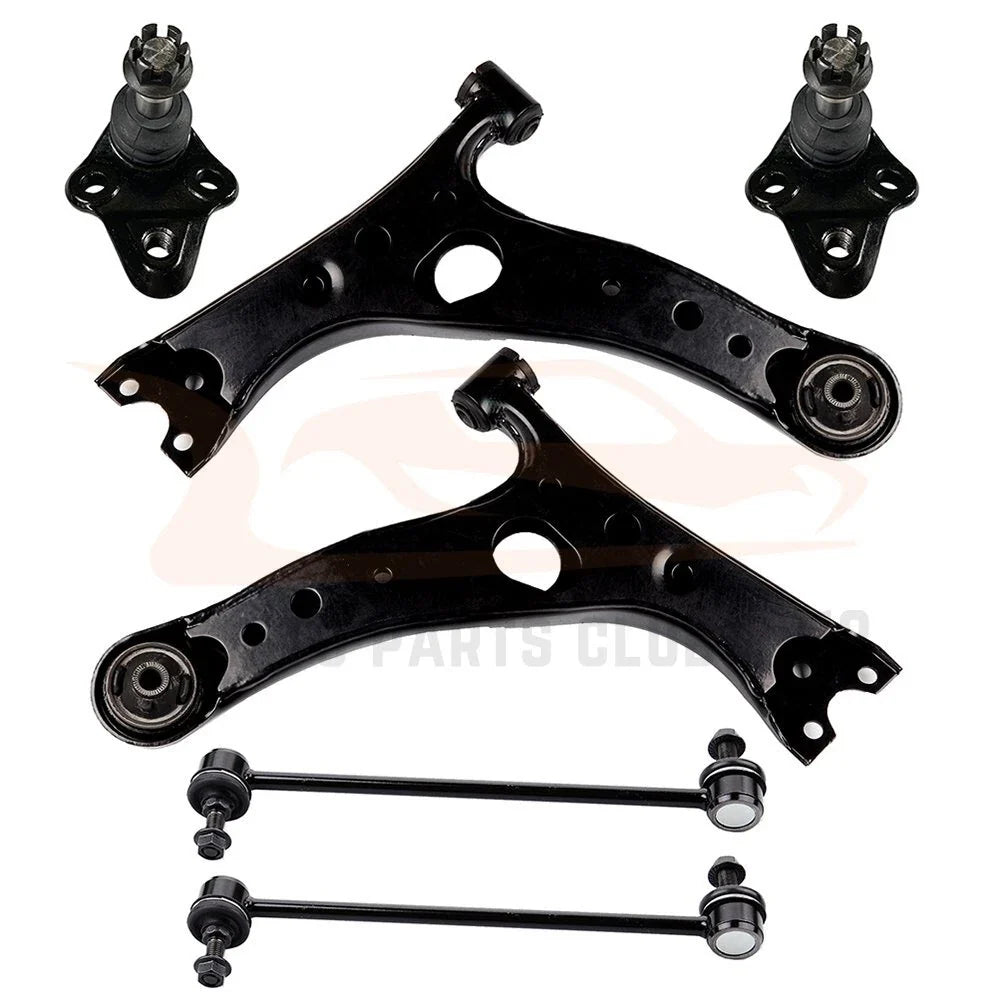 Set of 6 Front Lower Ball Joints for Toyota RAV4 (2001–2006)