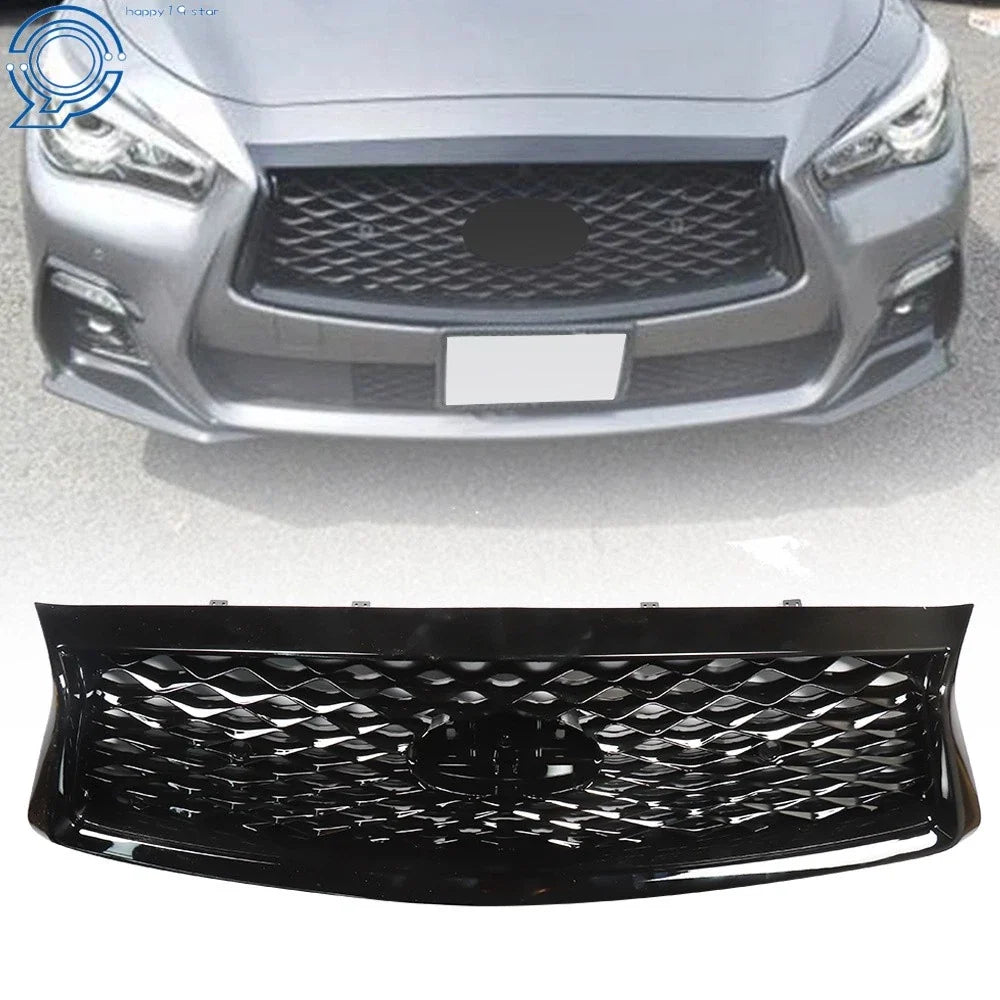 Front Upper Grille Mesh Replacement for 2018-2021 Infiniti Q50
