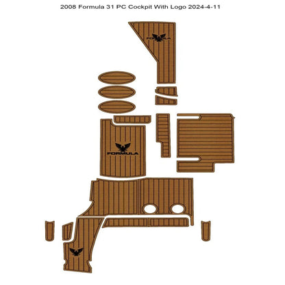 EVA Foam Teak Flooring Pad for Formula 31 PC (2008)