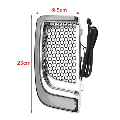 Lower Fairing Grills Lights LED for Tracer Electra FLH/T Road Glide 2014–2023