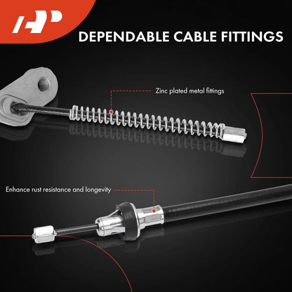 Parking Brake Cable Pair for Rear Side Nissan Rogue (2008–2013)