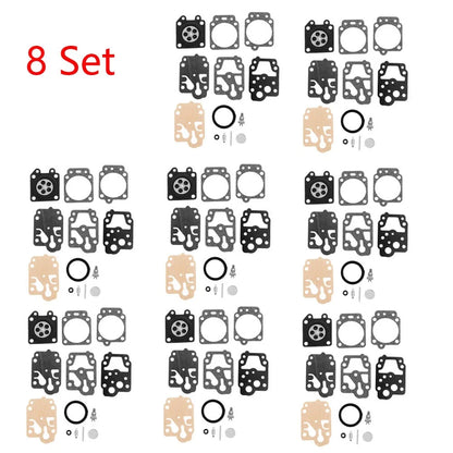 Set of 8 Carburetor Gasket Kit for Honda GX25 GX35 (WALBRO K20-WYJ K10-WYB)