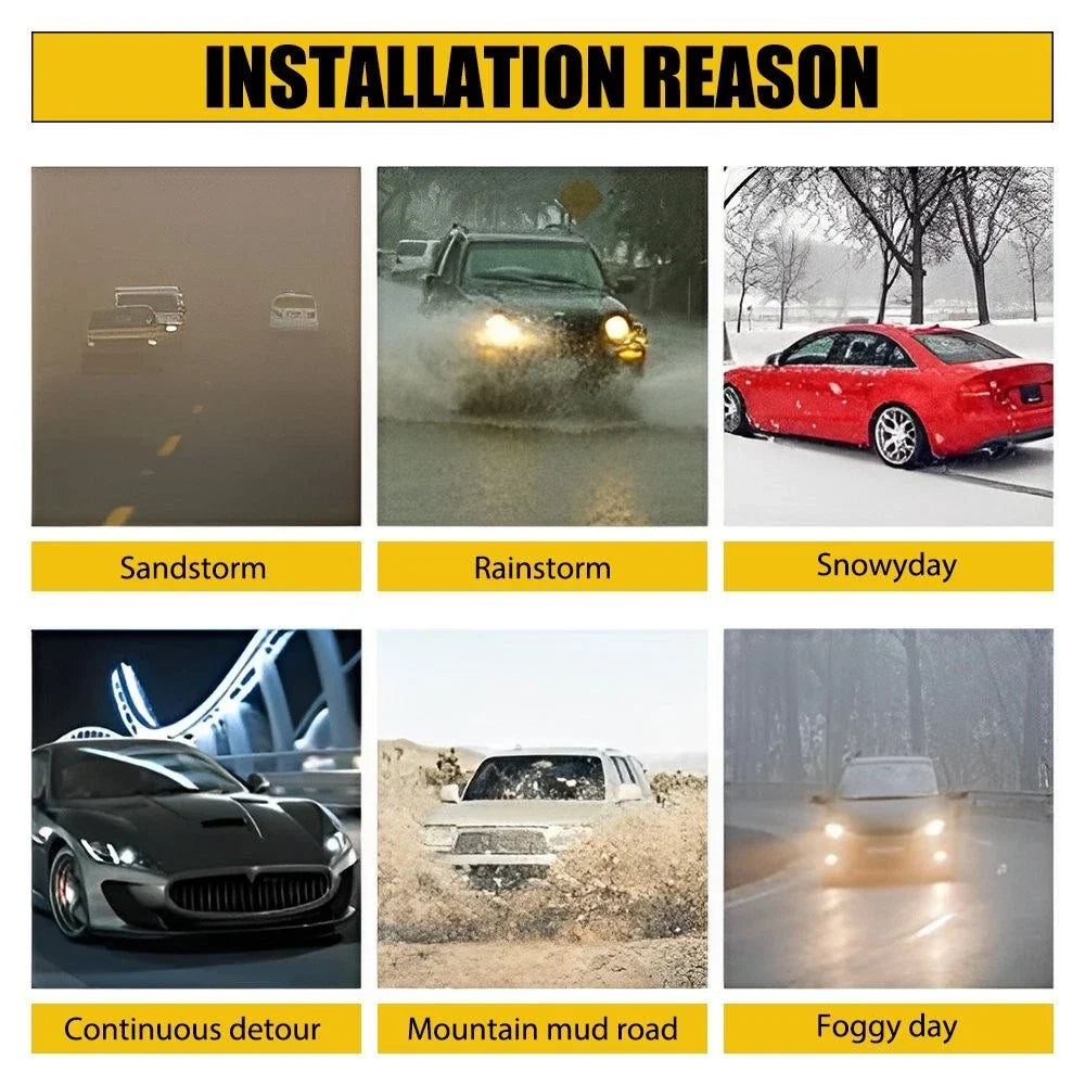 2X Flexible LED Light Strip 150cm for Universal Cars