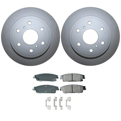 Performance Ceramic Pad Rear Brake Kit with 345mm Disc for Cadillac