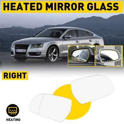 Heated Backing Mirror Glass for Audi A5 2010-2017 LH RH