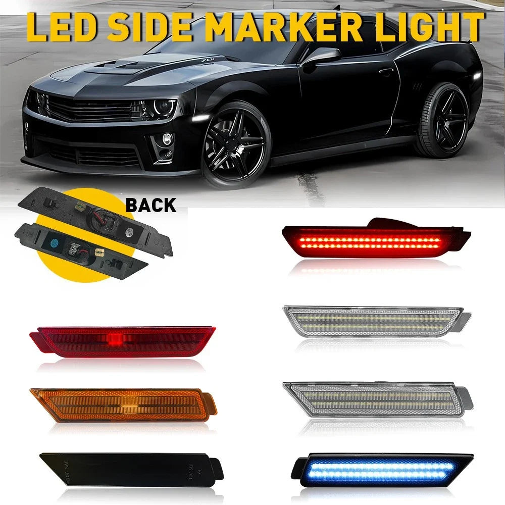 LED Side Marker Lights for Chevy Camaro (2010–2015)