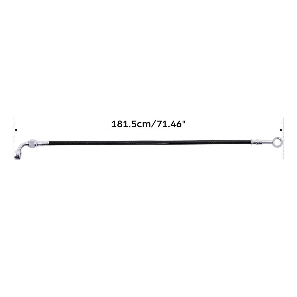 14'' Brake Cable Line Hose for Harley Touring Electra Street Road Glide (ABS)