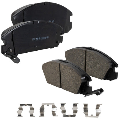 Front Ceramic Brake Pad Set for Honda Accord (1986–1989)